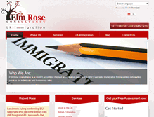 Tablet Screenshot of elm-rose.com